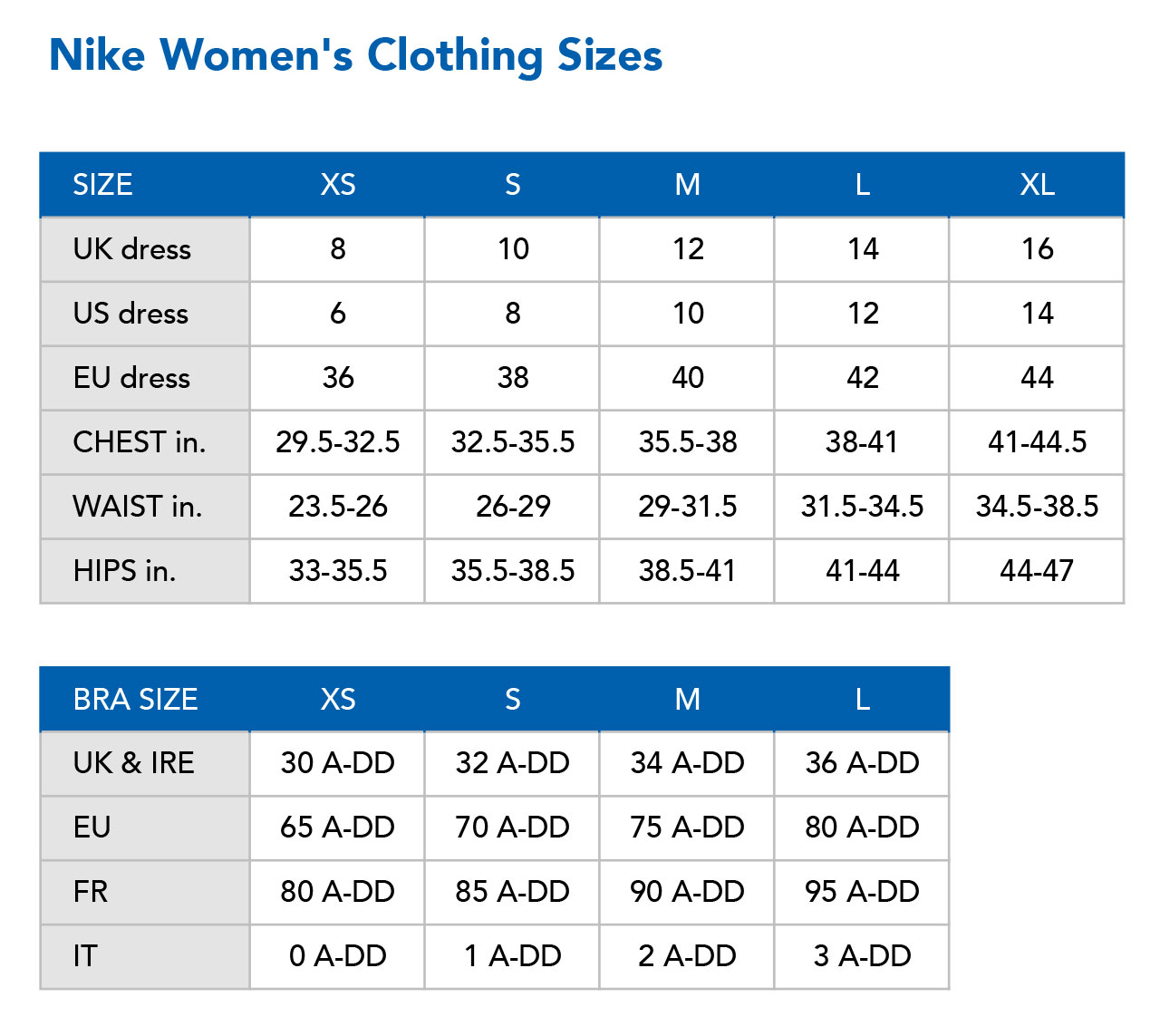 nike pro shorts sizing