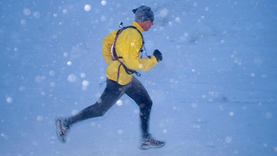 How to run in snow