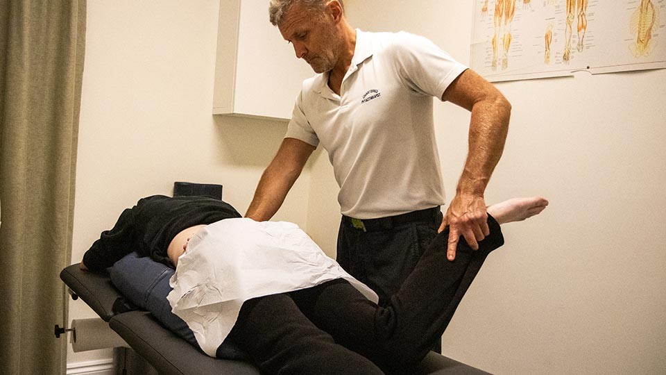 Barry Crane, Physiotherapy