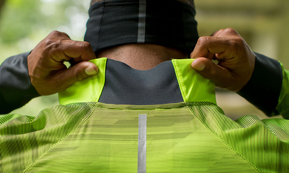 nike hi vis running vest