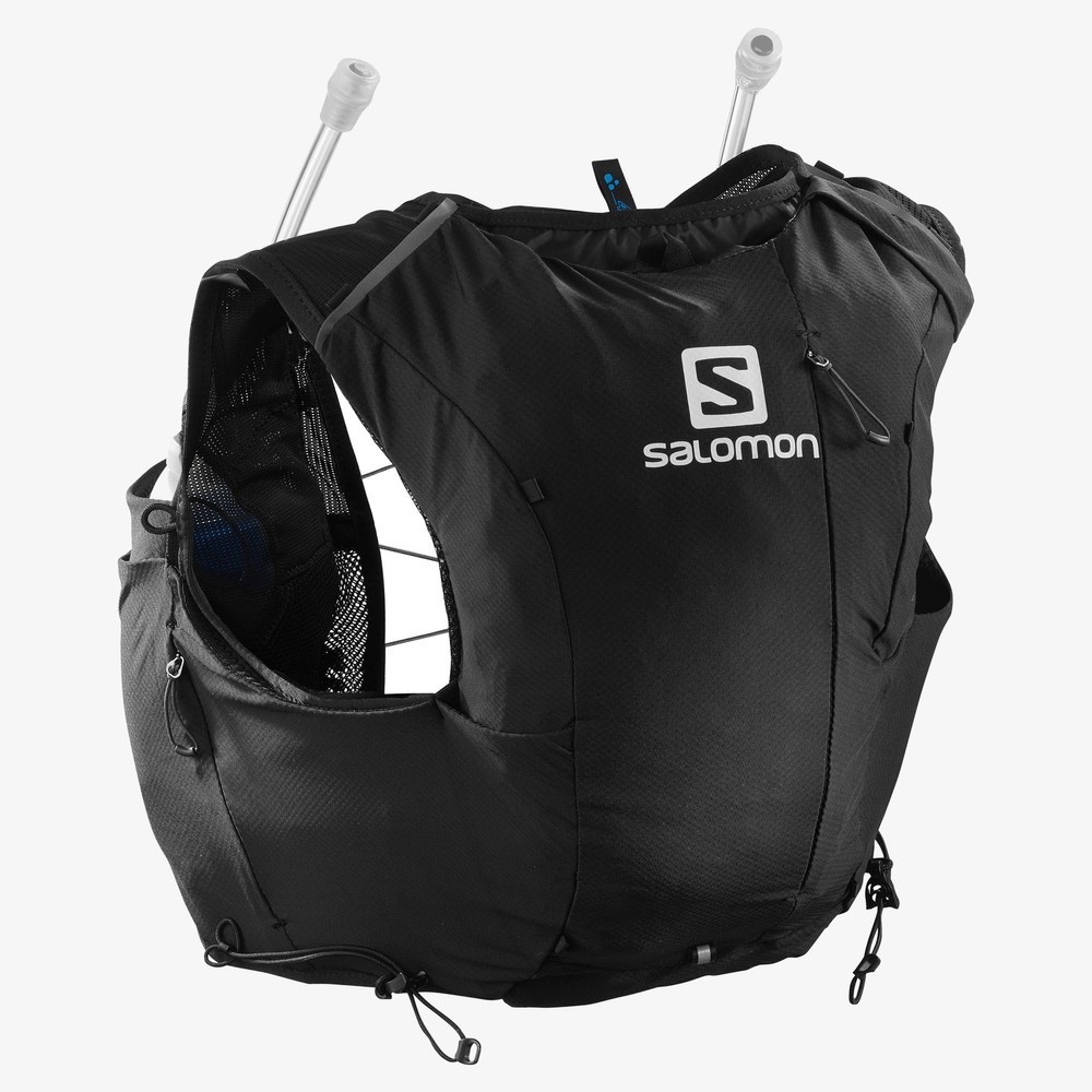 Salomon Womens Advance Skin 8 Set Running Hydration Vest Large Ebony/Black Salomon Womens Advance Skin 8 Set Running Hydration Vest Large Ebony/Black