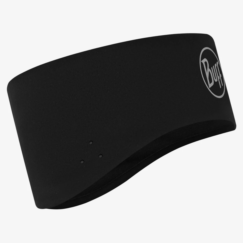 Buff Windproof Headband in Black