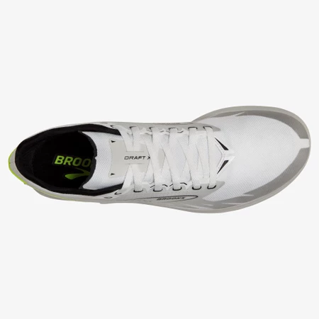Brooks Draft XC in White/Black