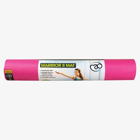Fitness-Mad Warrior Yoga Mat II 4mm in Pink