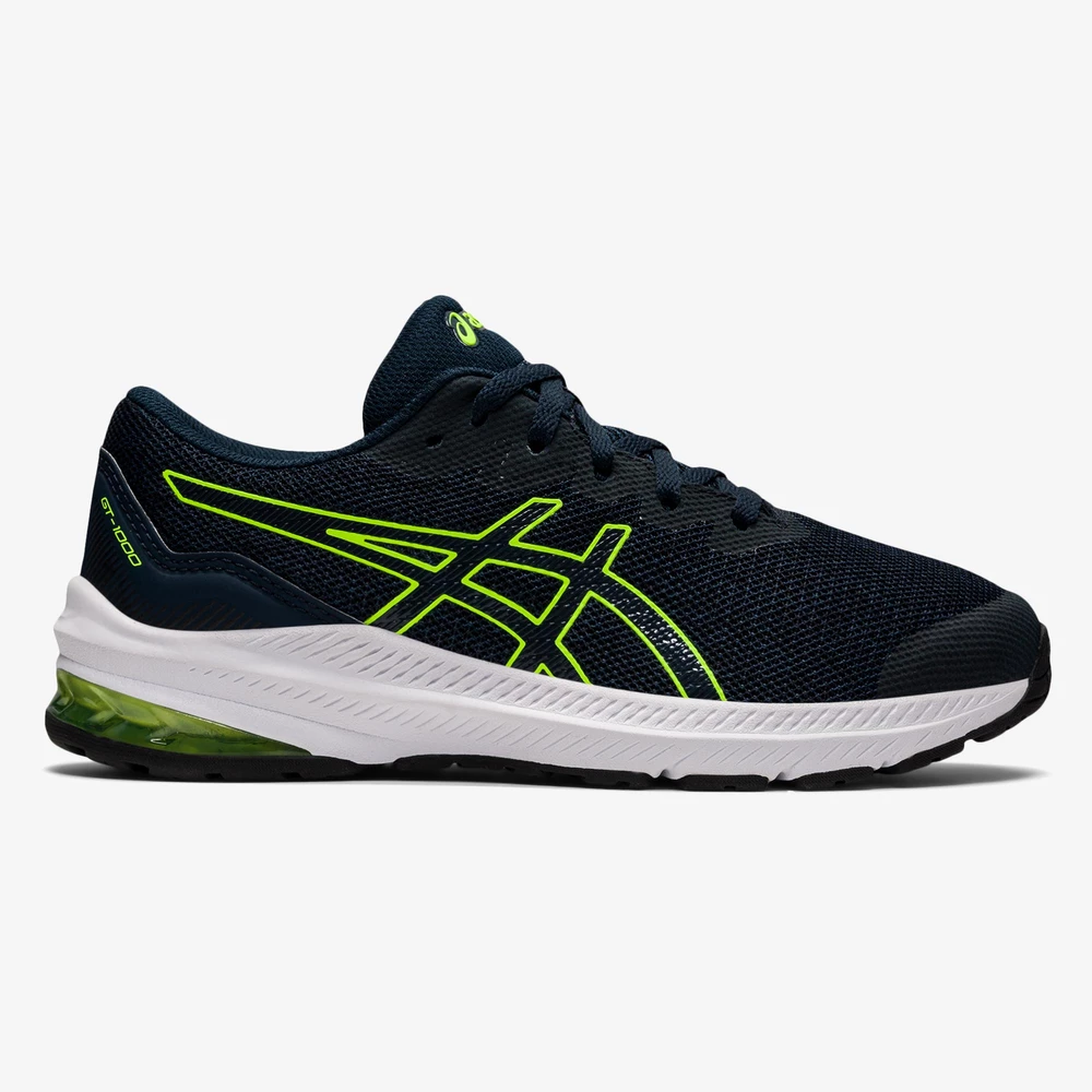 Asics GT-1000 11 GS in Blue/Lime