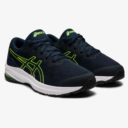 Asics GT-1000 11 GS in Blue/Lime