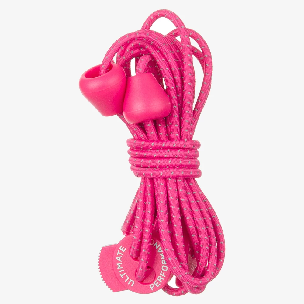 U.P. Reflective Elastic Laces in Hot Pink