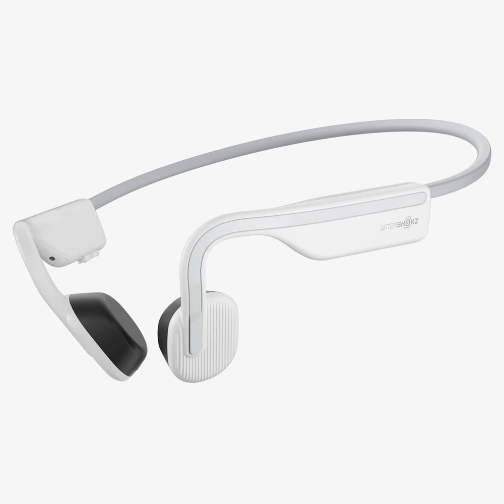 Shokz OpenMove Headphones in White/Grey