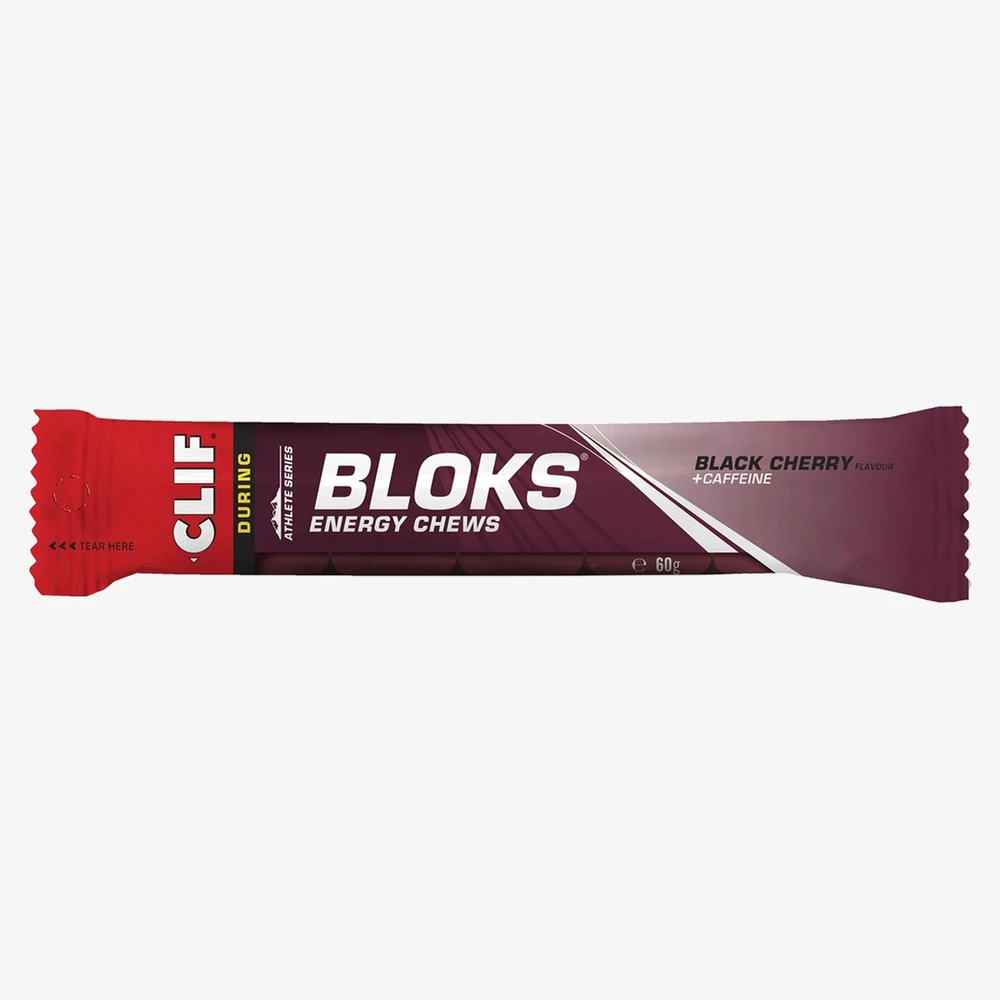 Clif Shot Bloks in Black Cherry