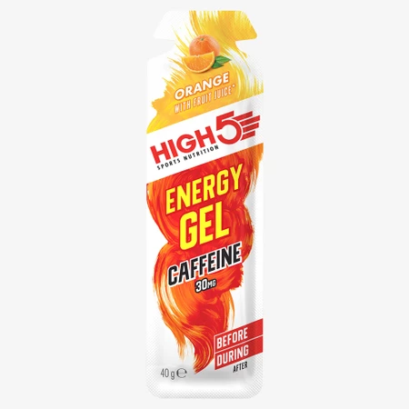 High 5 Energy Gel + Caffeine in Orange