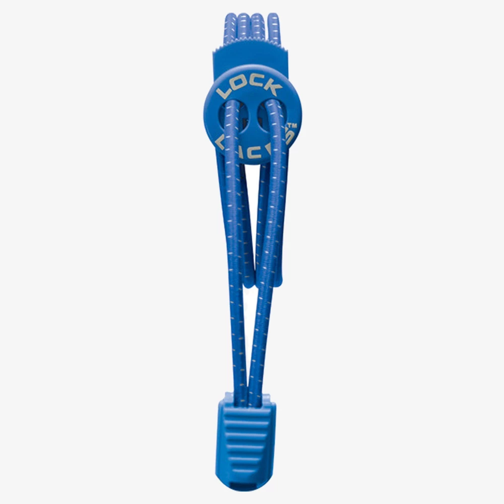 Lock Laces Elasticated Shoelaces in Blue