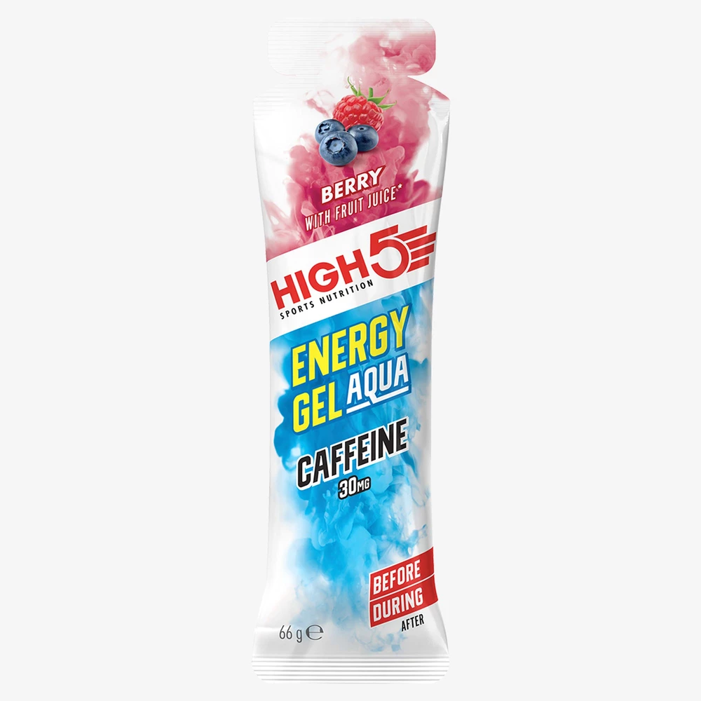 High 5 Energy Gel Aqua Caffeine in Berry + Caffeine