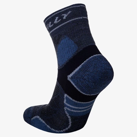 Hilly Trail Maximum Cushioning Anklet Socks in Marine/Navy