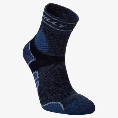 Hilly Trail Maximum Cushioning Anklet Socks in Marine/Navy