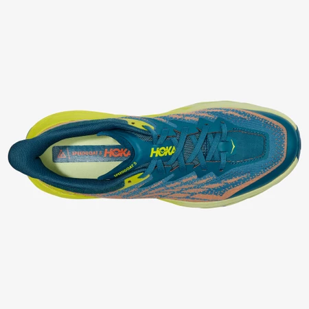 Hoka Speedgoat 5 in Blue/Coral