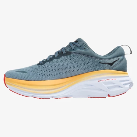 Hoka Bondi 8 in Goblin Blue/Yellow