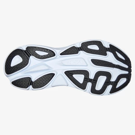 Hoka Bondi 8 in Black/White