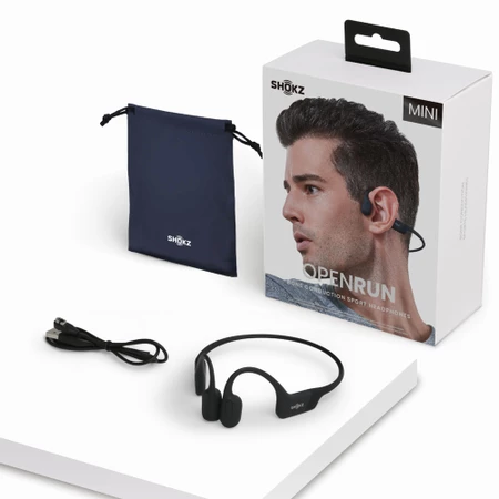 Shokz OpenRun Mini Headphones in Black