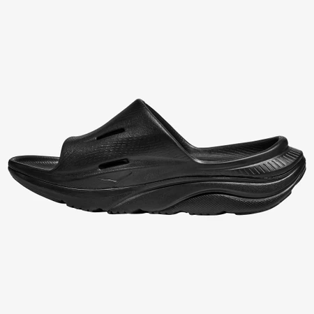 Hoka Ora Recovery Slides 3 in Black/Black