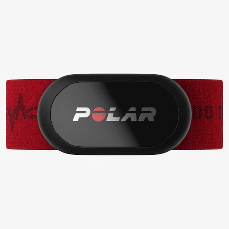 Polar H10 Heart Rate Sensor in Red/Black