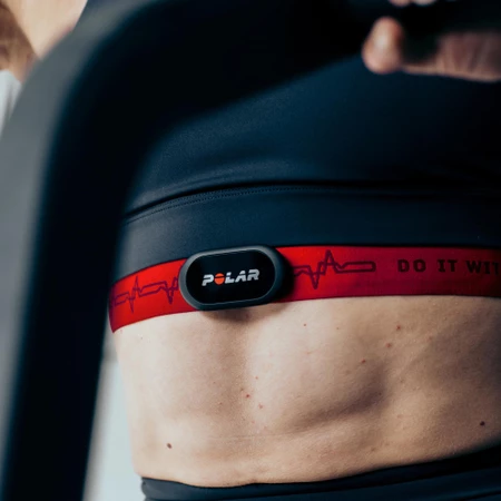 Polar H10 Heart Rate Sensor in Red/Black