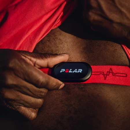 Polar H10 Heart Rate Sensor in Red/Black