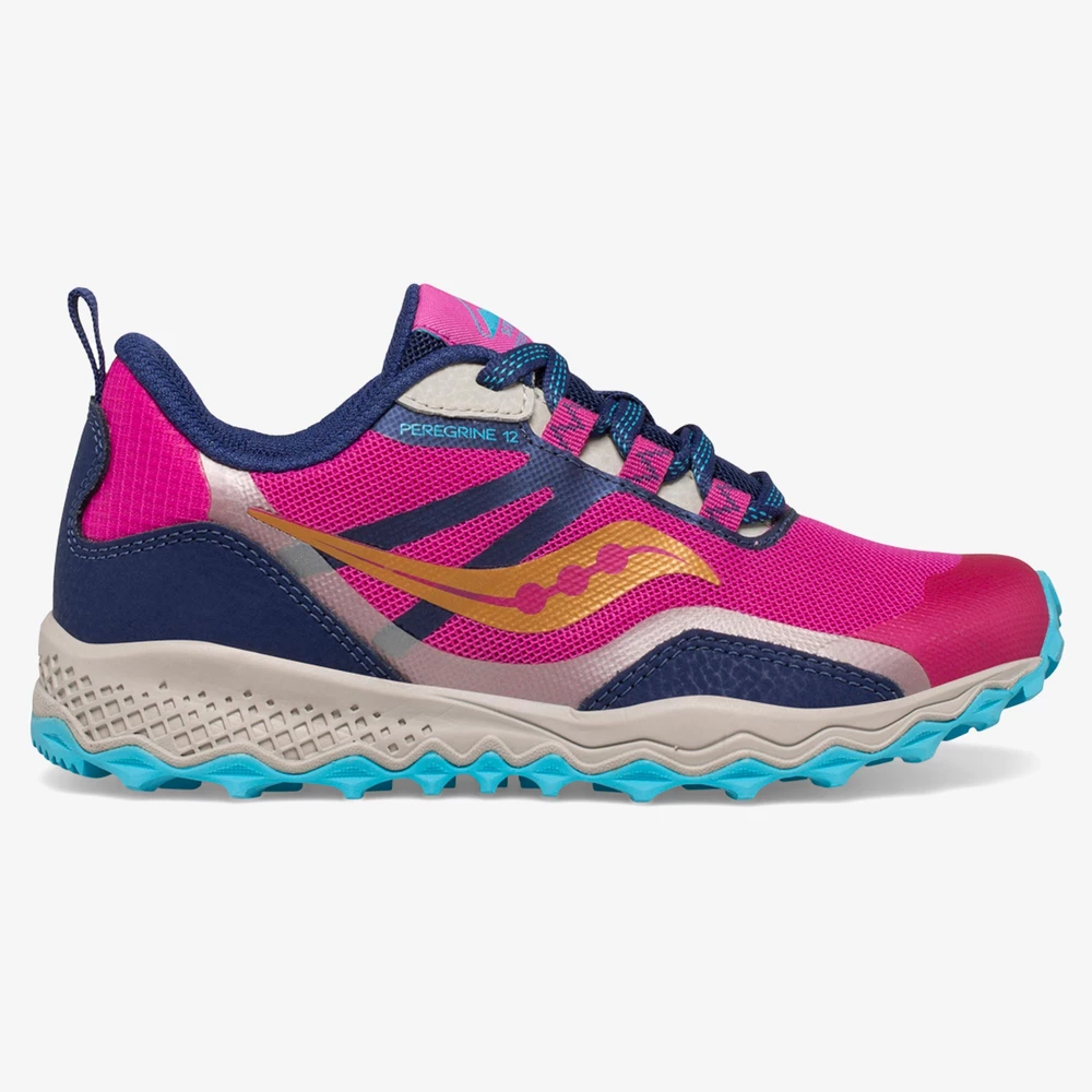 Saucony Peregrine 12 Shield  in Pink/Navy