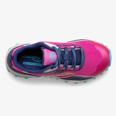 Saucony Peregrine 12 Shield  in Pink/Navy