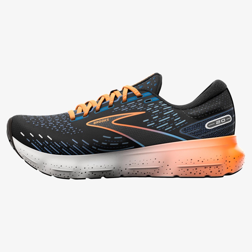 Brooks Glycerin 20 in Black/Orange