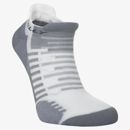 Hilly Active Minimum Cushioning Socklets in White/Grey