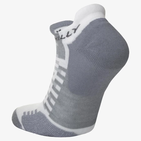 Hilly Active Minimum Cushioning Socklets in White/Grey