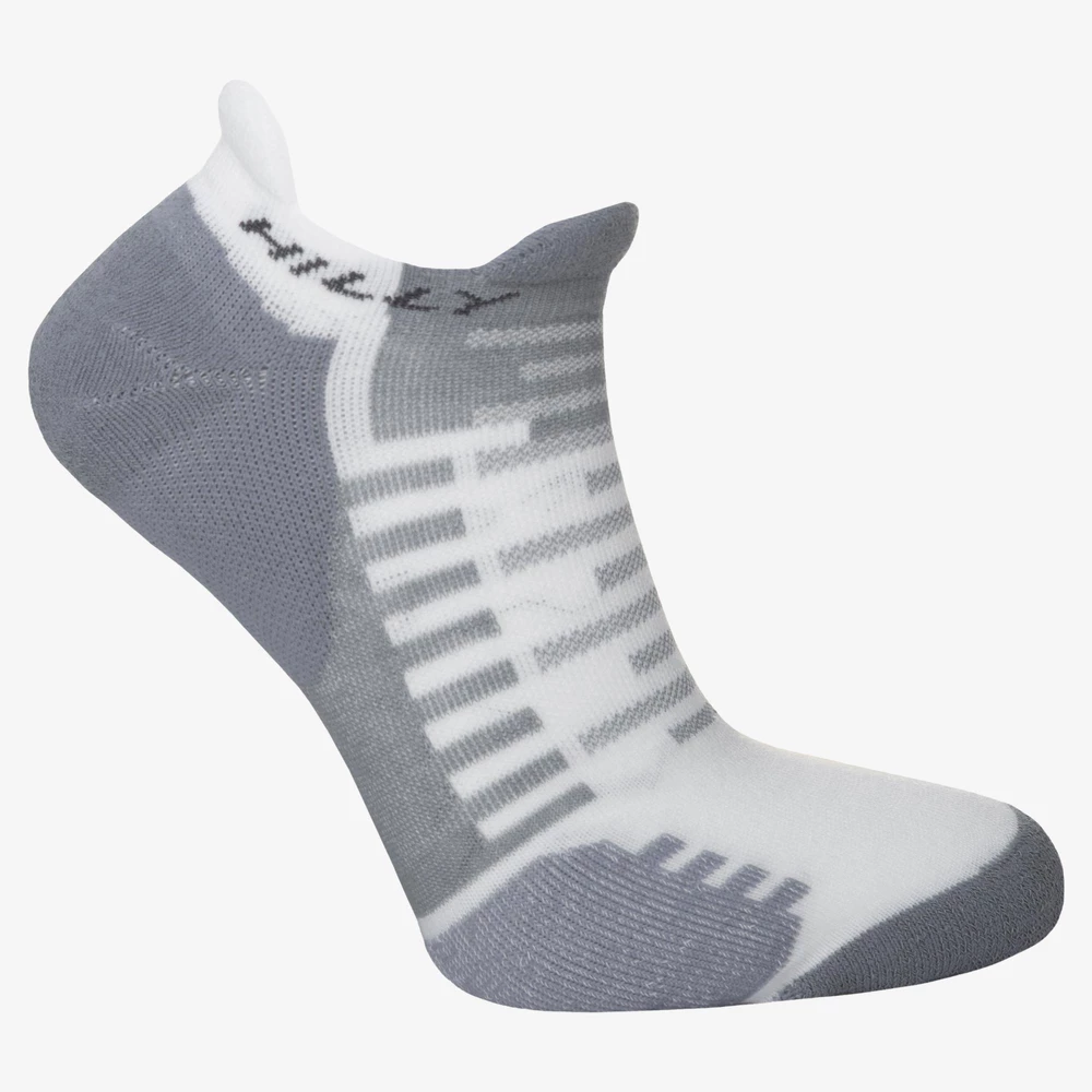 Hilly Active Minimum Cushioning Socklets in White/Grey