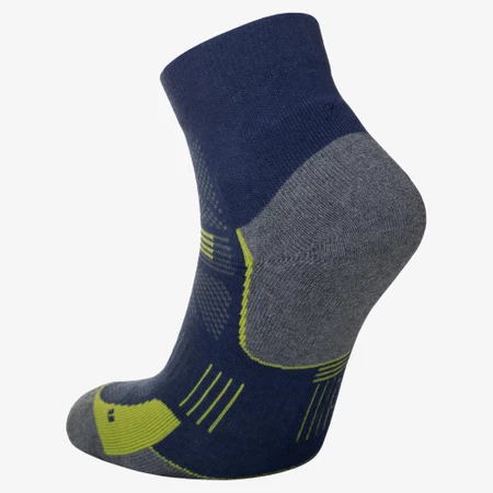 Hilly Supreme Medium Cushioning Anklet Socks in Midnight/Grey