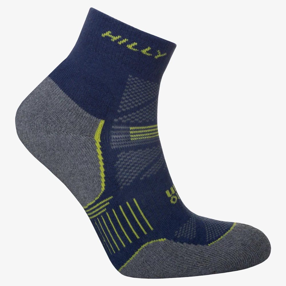 Hilly Supreme Medium Cushioning Anklet Socks in Midnight/Grey