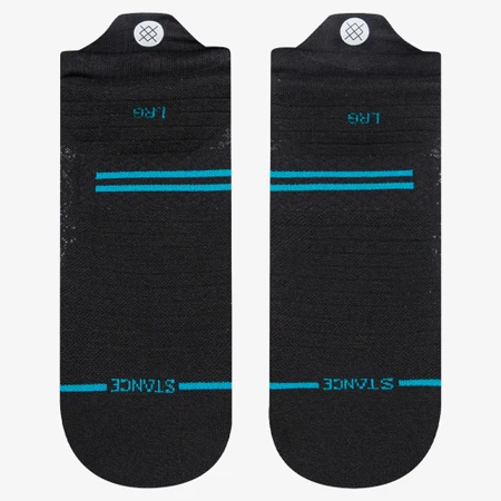 Stance Run Light Tab Socks in Black