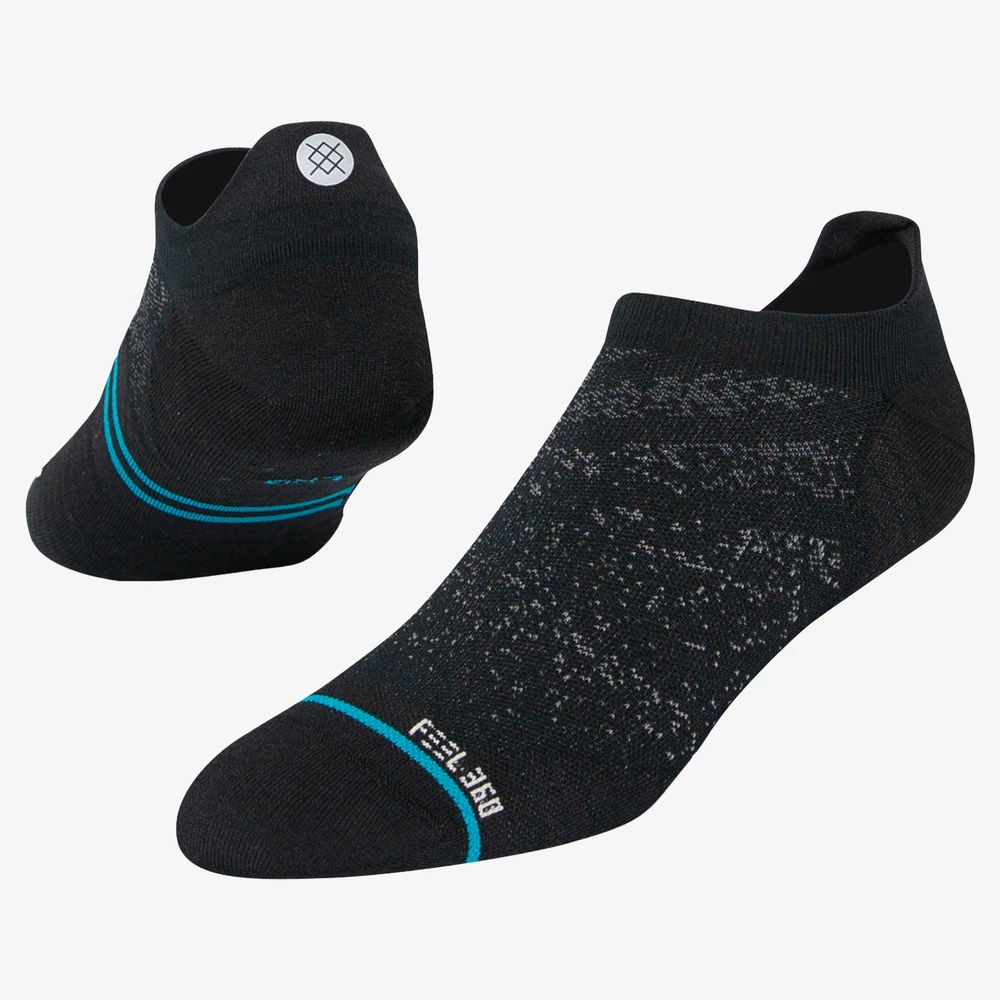 Stance Run Ultralight Tab Socks in Black
