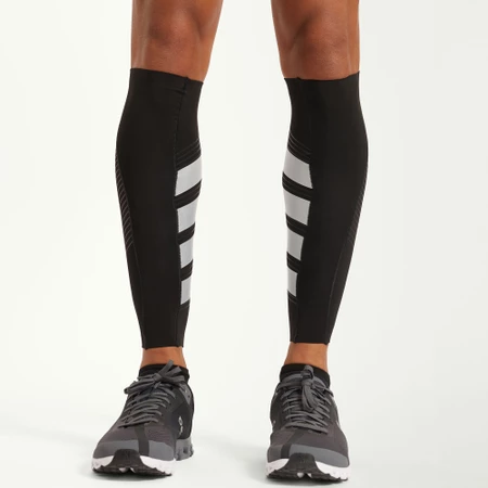 Pressio Power Calf Guards in Black/Silver