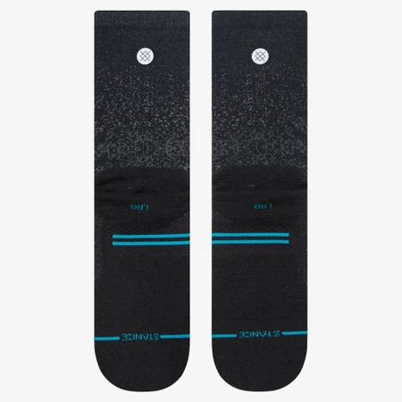 Stance Run Light Crew Socks in Black