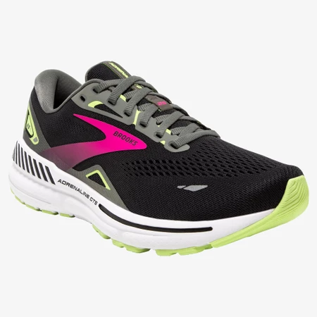 Brooks Adrenaline GTS 23 D Wide in Black/Fuchsia