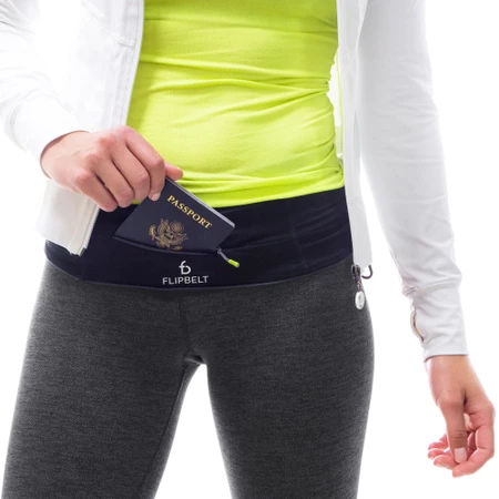FlipBelt Zipper in Black