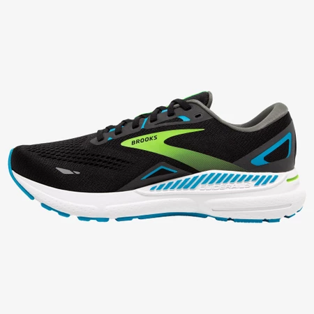 Brooks Adrenaline GTS 23 B Narrow in Black/Green
