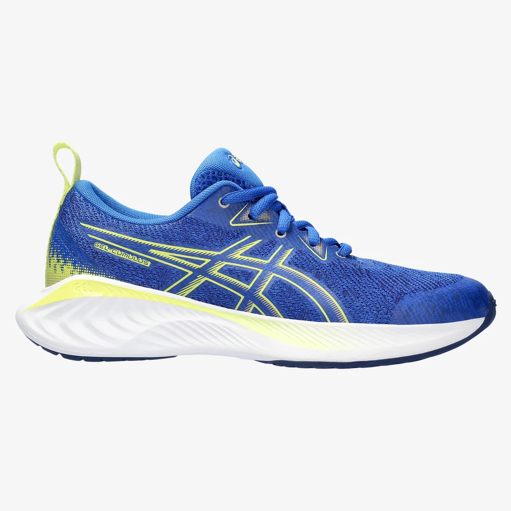 Asics Gel Cumulus 25 GS in Blue/Yellow