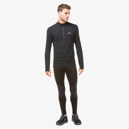 Ronhill Core Half-Zip Top in Black
