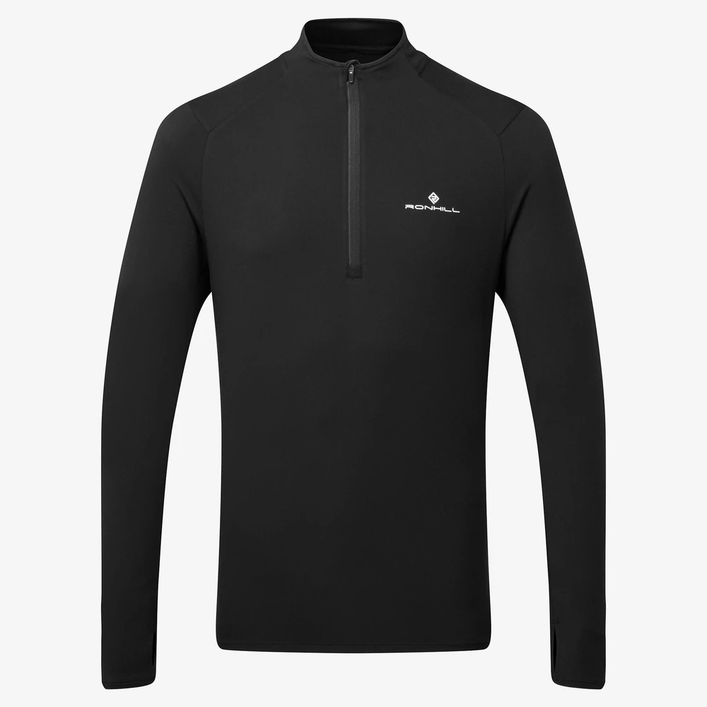 Ronhill Core Half-Zip Top in Black