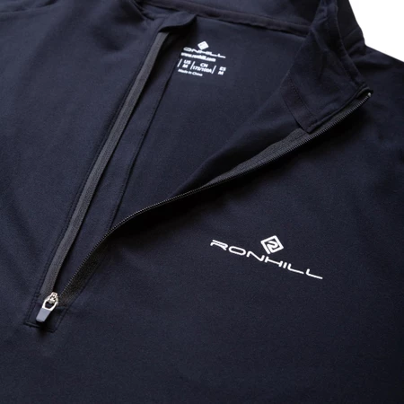 Ronhill Core Half-Zip Top in Black