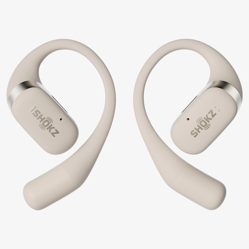 Shokz OpenFit Headphones in Beige