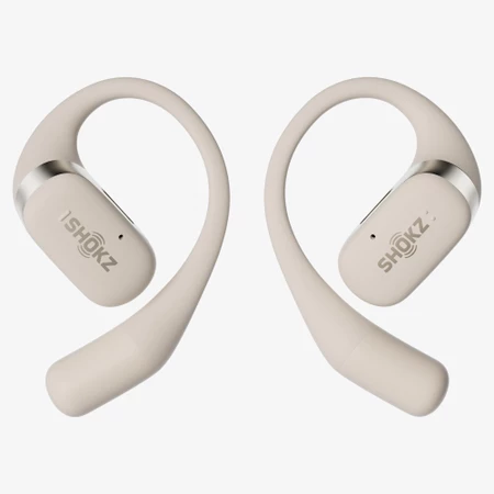Shokz OpenFit Headphones in Beige