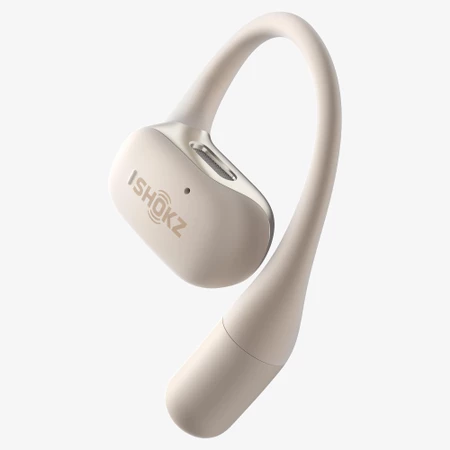 Shokz OpenFit Headphones in Beige