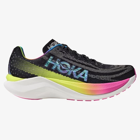 Hoka Mach X in Black/Silver