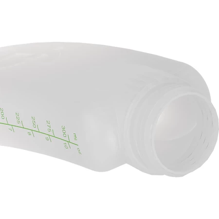 FlipBelt Water Bottle 11oz in White/Green